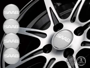 Saab Ruota Emblemi Versione Design Etichetta Pregiata